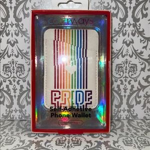 Rainbow Pride Adhesive Cell Phone Wallet